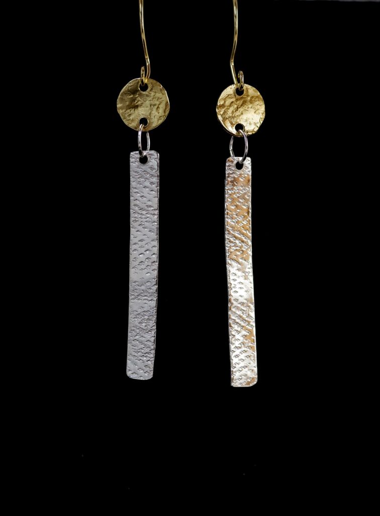 Oorbellen Mix Model - Messing & Zilver - door Kreeft