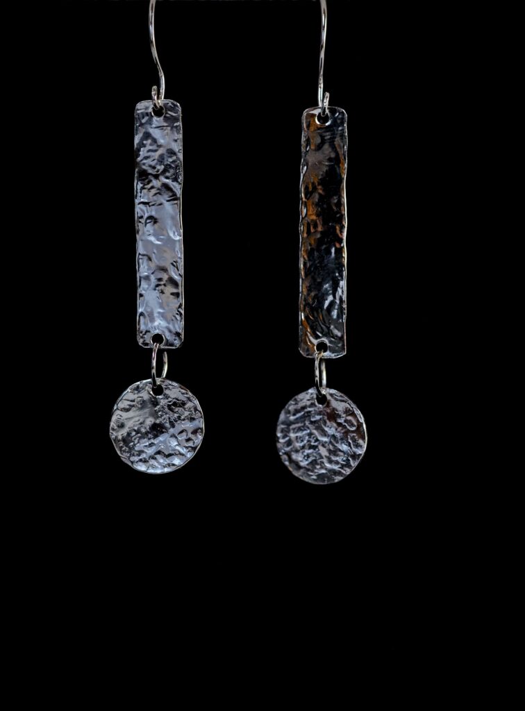 Oorbellen Mix Model - zilver - door Kreeft
