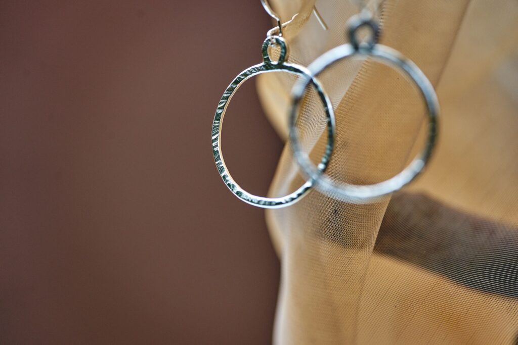 Oorbellen zilver 005 door Kreeft