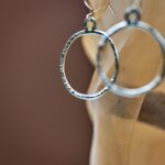 Oorbellen zilver 005 door Kreeft