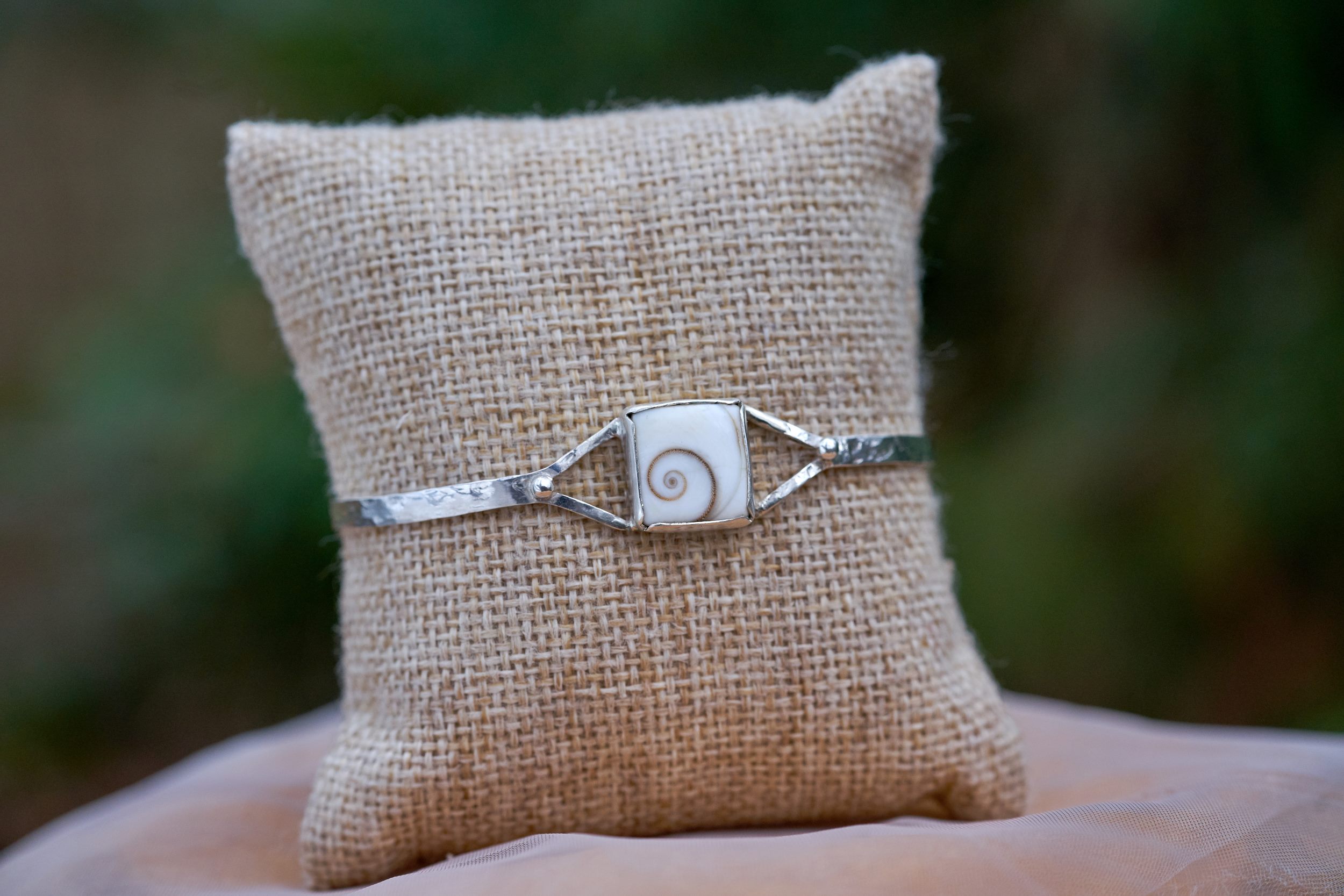 Armband zilver met Oog van Shiva door Kreeft