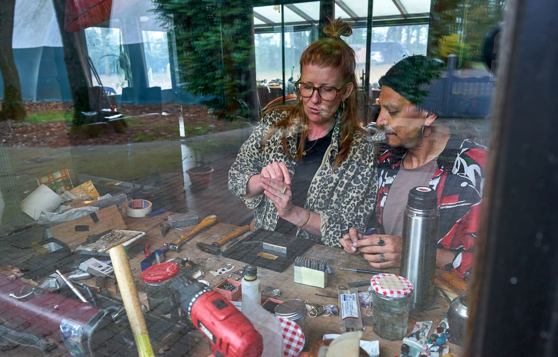Workshop juwelen maken gegeven door Kreeft