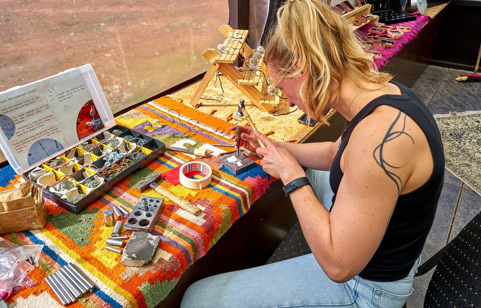 Workshop juwelen maken gegeven door Kreeft