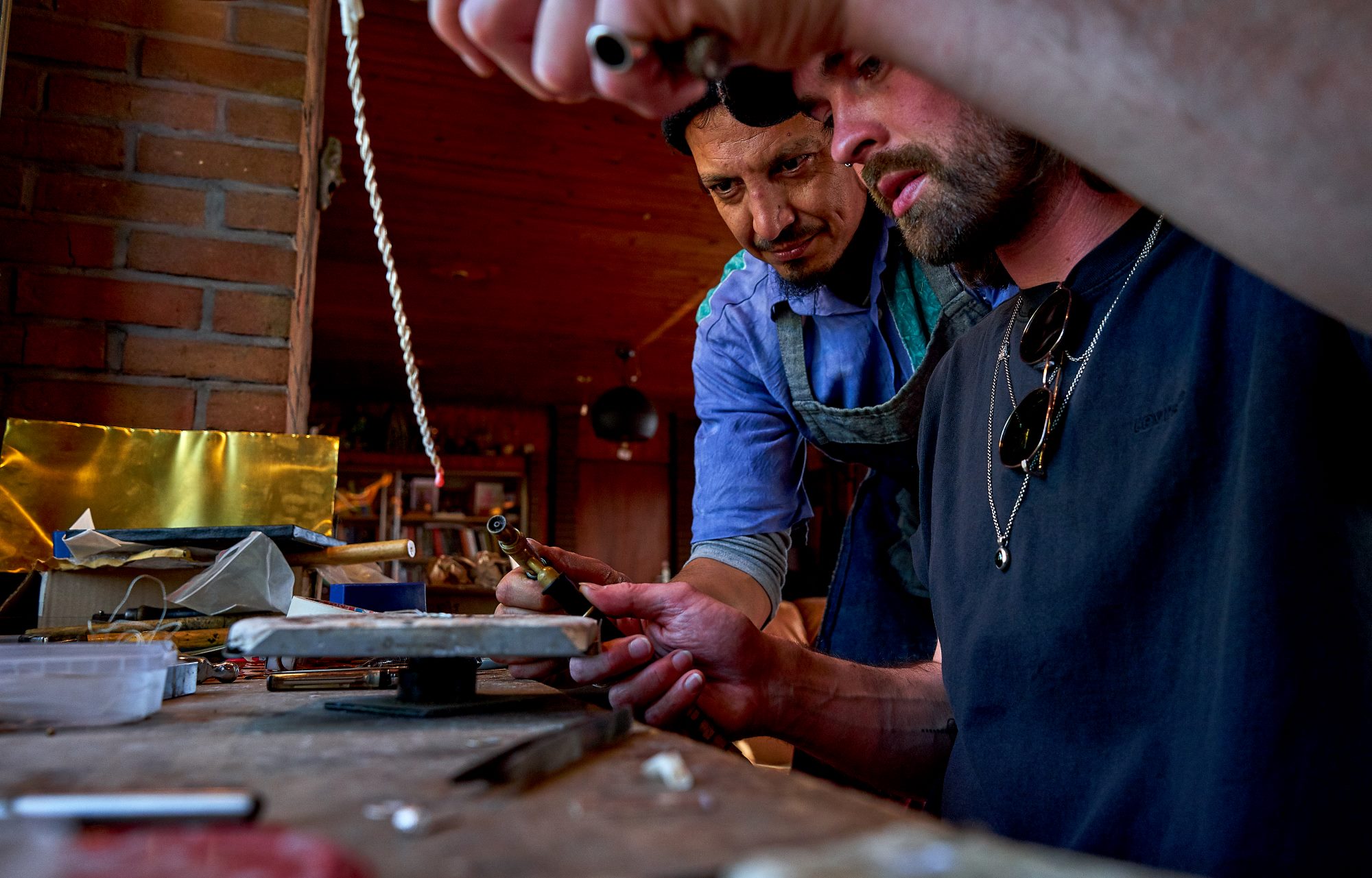 Workshop juwelen maken gegeven door Kreeft